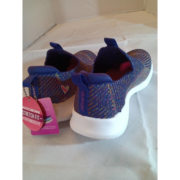 SKECHERS KID Sz 1.5 'Sport-UltraFlex Glitz Blitz' BIG GIRL'S Shimmery Sneaker. - Picture 3 of 11